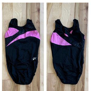 GK Adult Leotard Black and Pink  Size Small